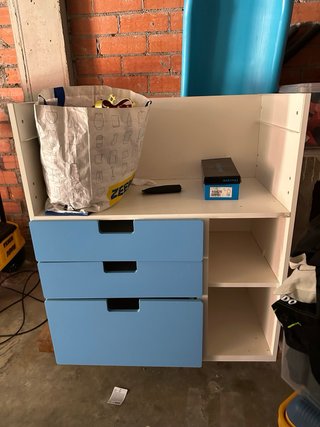 Urge. Cambiador bebé azul