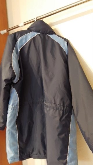 Chaqueta Turbo Negra y Azul Talla M