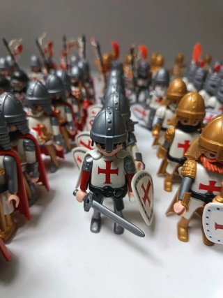 Playmobil Diorama Caballeros Templarios