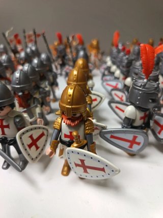 Playmobil Diorama Caballeros Templarios