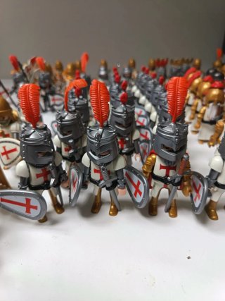 Playmobil Diorama Caballeros Templarios