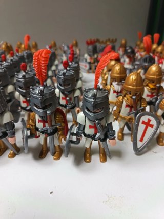 Playmobil Diorama Caballeros Templarios