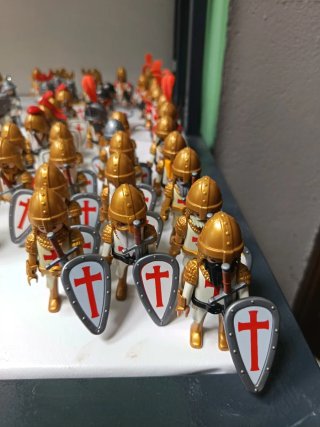 Playmobil Diorama Caballeros Templarios