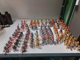 Playmobil Diorama Caballeros Templarios