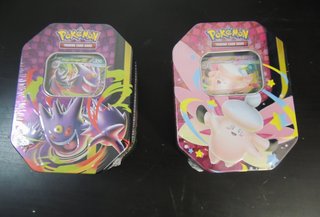 Latas Pokémon Mega Gengar y Clefable (Español)