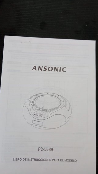 Equipo de música Ansonic CD/USB/SD
