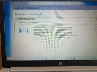 Portátil HP 480GB SSD+8GB RAM. Blanco