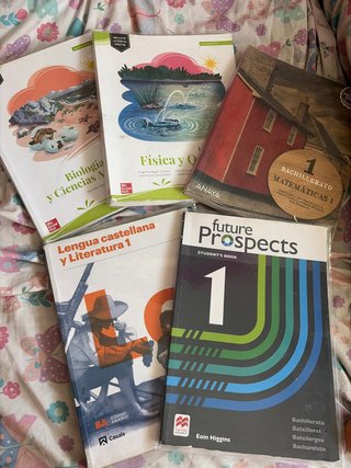 Libros 1Bach ciencias