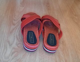 Chanclas Tommy Hilfiger Rojas Mujer
