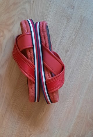 Chanclas Tommy Hilfiger Rojas Mujer