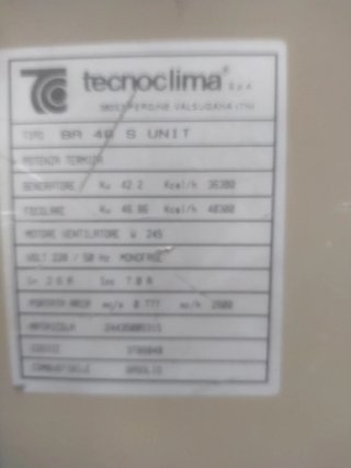 Caldaia Gasolio per Aria Tecnoclima Beige