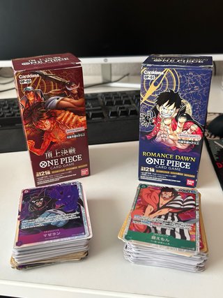 Cartas One Piece OP01/OP02 Bulk Japonés