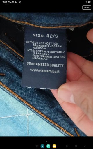SALDI Jeans Donna Blu
