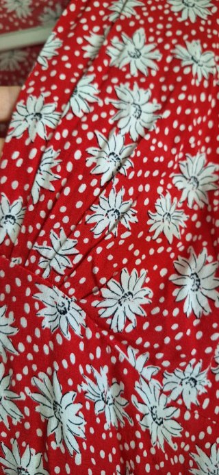 Vestido Zara Estampado Flores XS