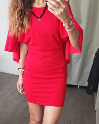 Vestido rojo elegante Talla S