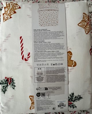 Funda Sabana Nórdica 150cm Estampado Navideño