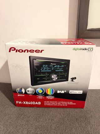 Radio Coche Pioneer FH-X840DAB Bluetooth
