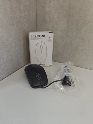 Logitech B110 Ratón con Cable USB Silencioso