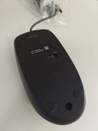 Logitech B110 Ratón con Cable USB Silencioso