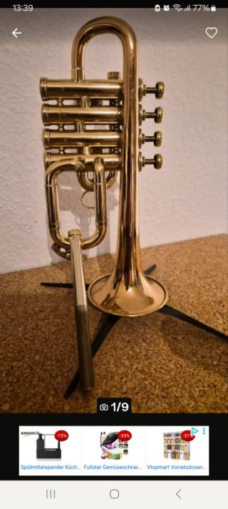 Trompeta Piccolo Selmer Bb/La