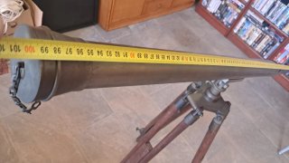 TELESCOPIO CLASICO TRIPODE DE MADERA perfecto func