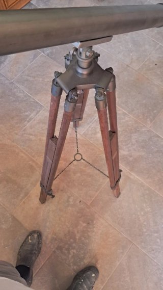 TELESCOPIO CLASICO TRIPODE DE MADERA perfecto func