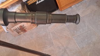 TELESCOPIO CLASICO TRIPODE DE MADERA perfecto func