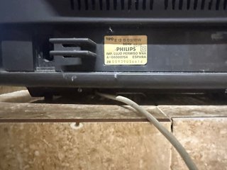 Televisor Philips Portátil Años 80
