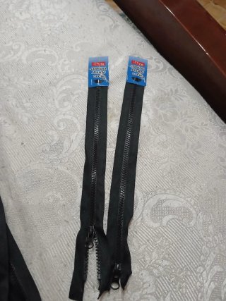 6 Cerniere a Lampo Forte 30cm Nere