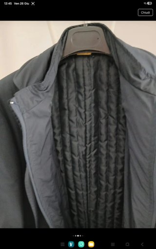SALDI Trench Libero Milano Uomo Nero