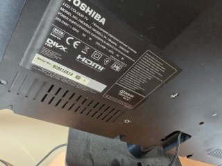 Televisor Toshiba Negro - Para Reparar