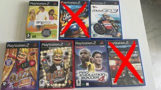 Lote 5 Videojuegos PlayStation 2