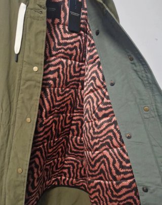 Parka verde chico Talla L