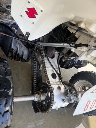 Suzuki LTZ Quad Azul y Blanco