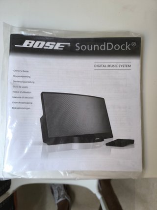 Altavoz Bose SoundDock Negro