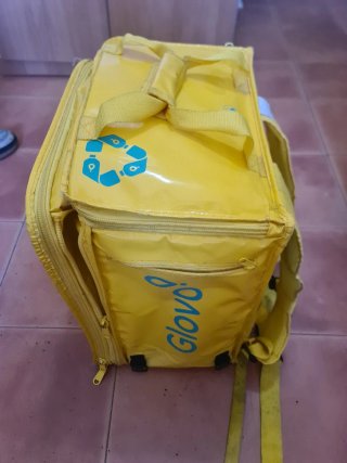 Mochila Glovo Amarilla
