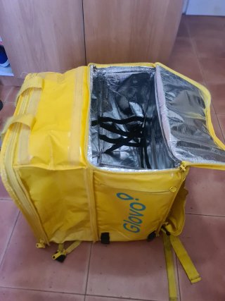 Mochila Glovo Amarilla