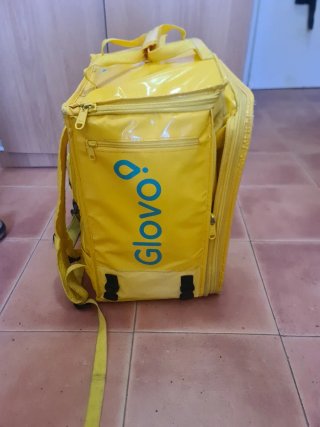 Mochila Glovo Amarilla