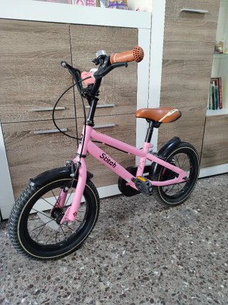 Bicicleta infantil rosa 14 pulgadas