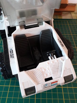 G.I. Joe Snow Cat Vehicle Vintage con Frostbite