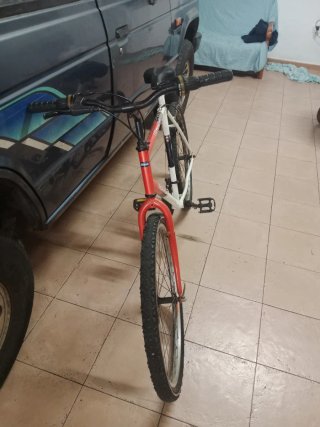 Bicicleta Decathlon Vitamin R Naranja/Blanca
