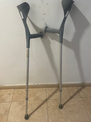 Muletas de aluminio ajustables