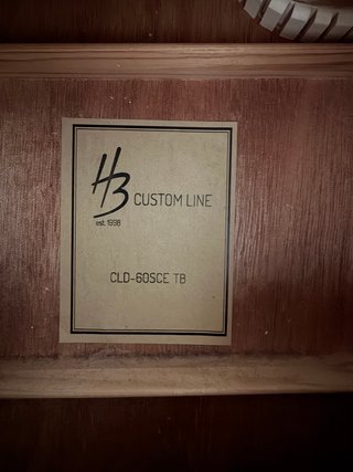 Guitarra Electroacústica Harley Benton Custom Line