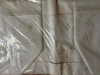 Sábanas algodón Viuda de Tolrá Original. Bordadas.