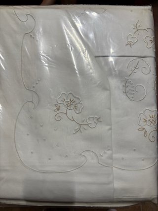 Sábanas algodón Viuda de Tolrá Original. Bordadas.