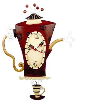 Reloj de Pared Cafetera Decorativo