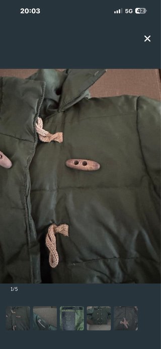 Piumino Bamboogie verde 12 anni