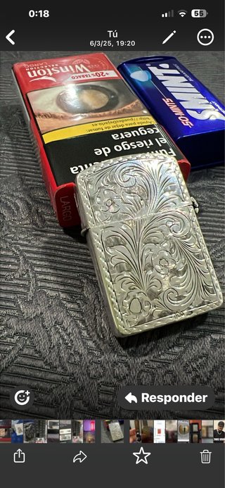 TippoZippo plata 875 italiano años 50