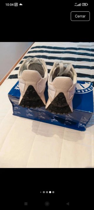 Zapatillas New Balance 327 Beige/Blanco