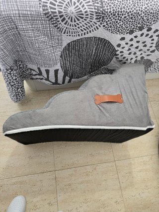 Rampa Escaleras Mascotas Gris Sin Usar